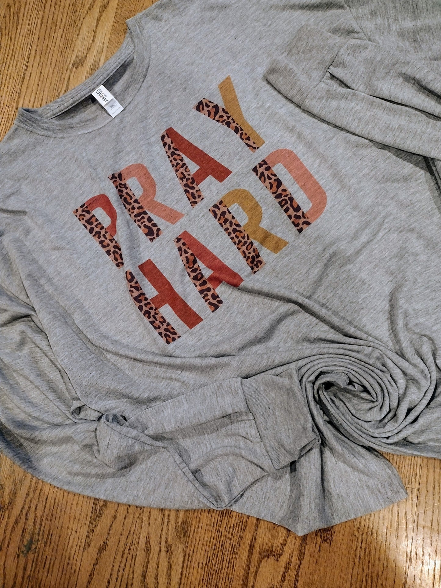 Pray hard long sleeve