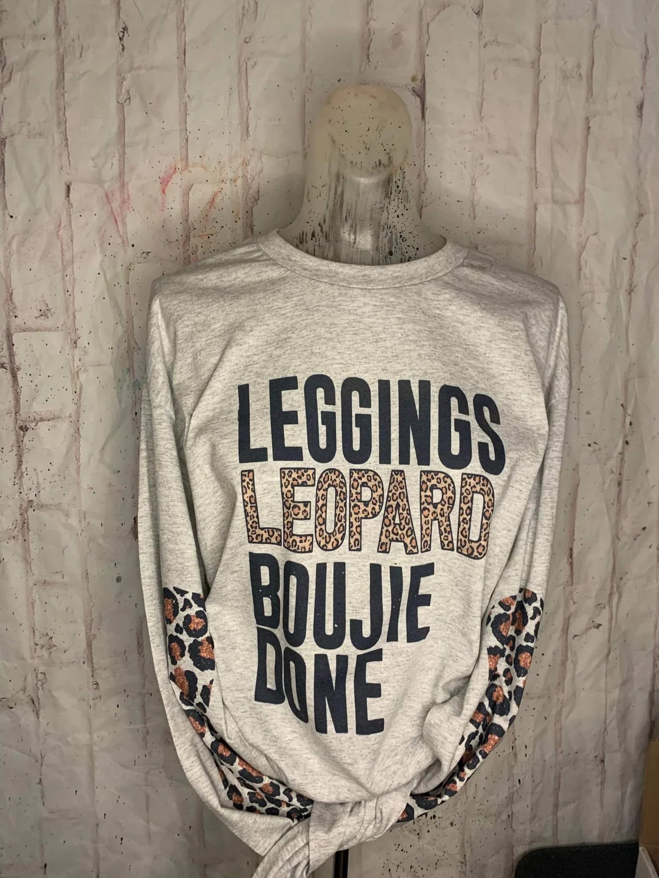 Leggings Leopard Boujie Done Sweatshirt