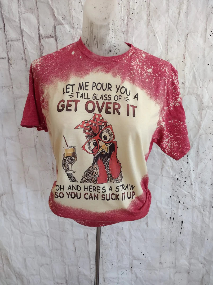 Let me pour you a tall glass Bleached Tees