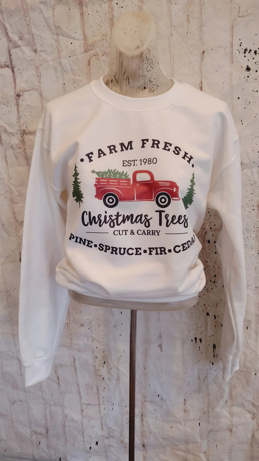 Farm Fresh Christmas Sweatshirt
