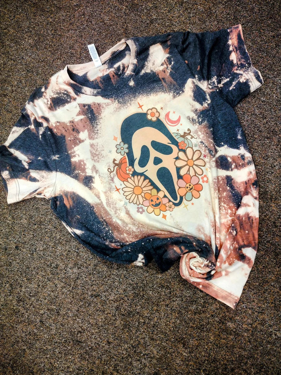 Scream Bleached Tees