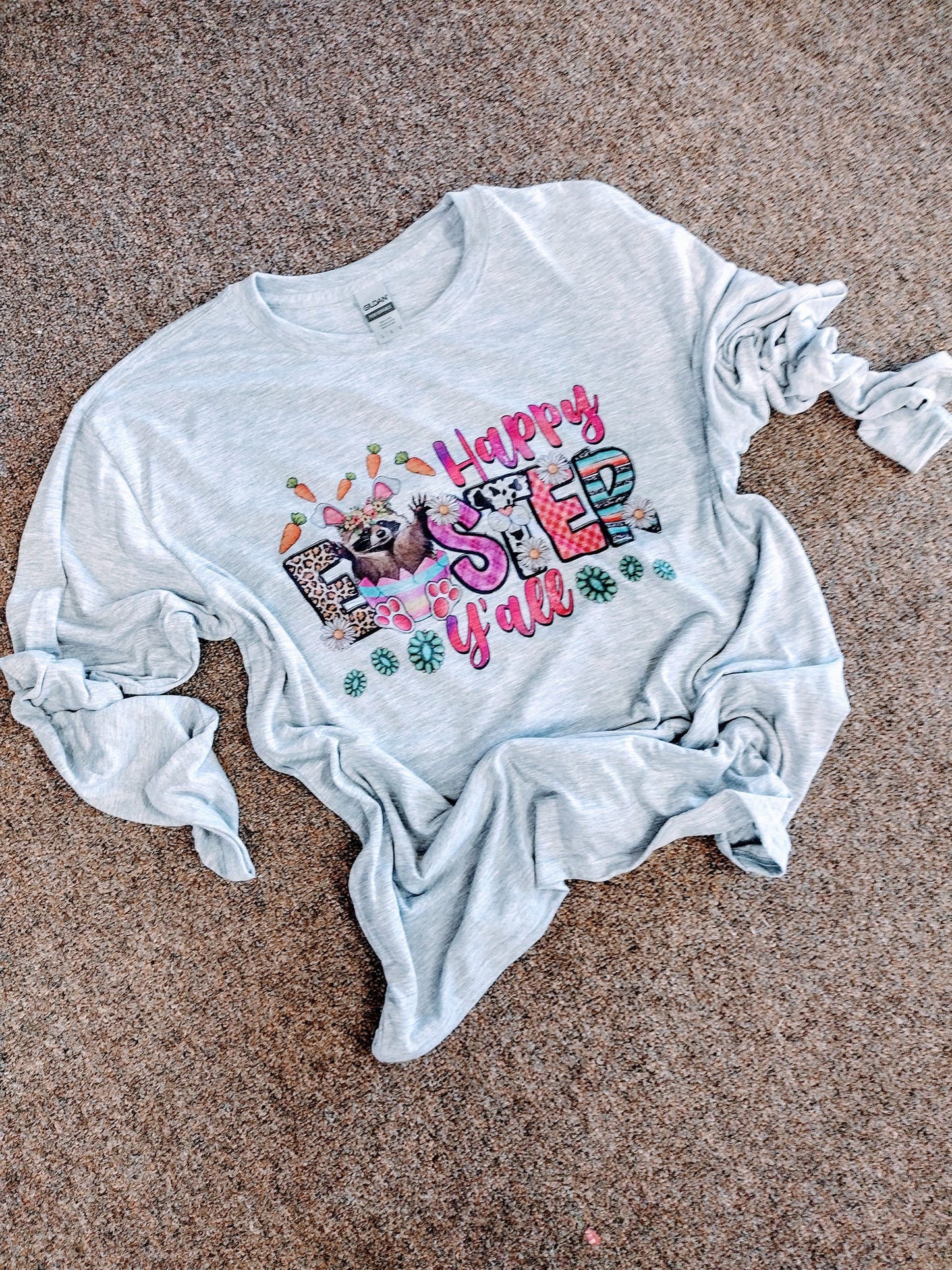 Happy Easter Yall Long Sleeve