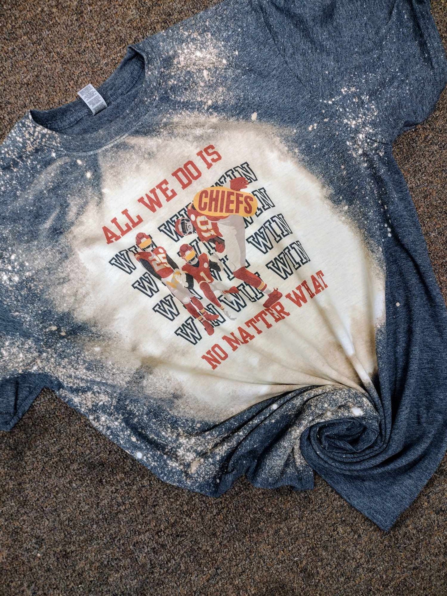 All We do is win win win Bleached Tees