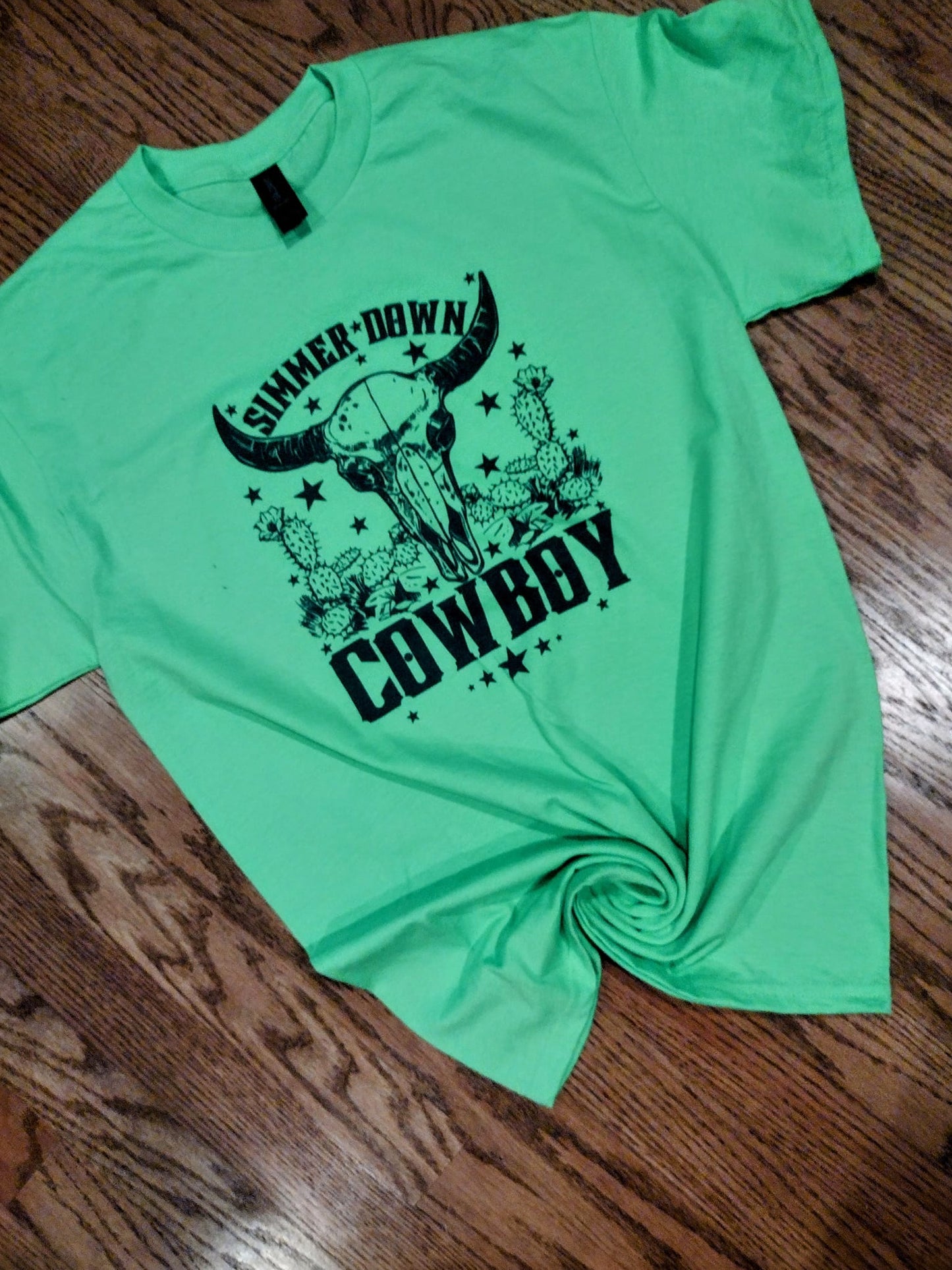 Simmer down cowboy shirt