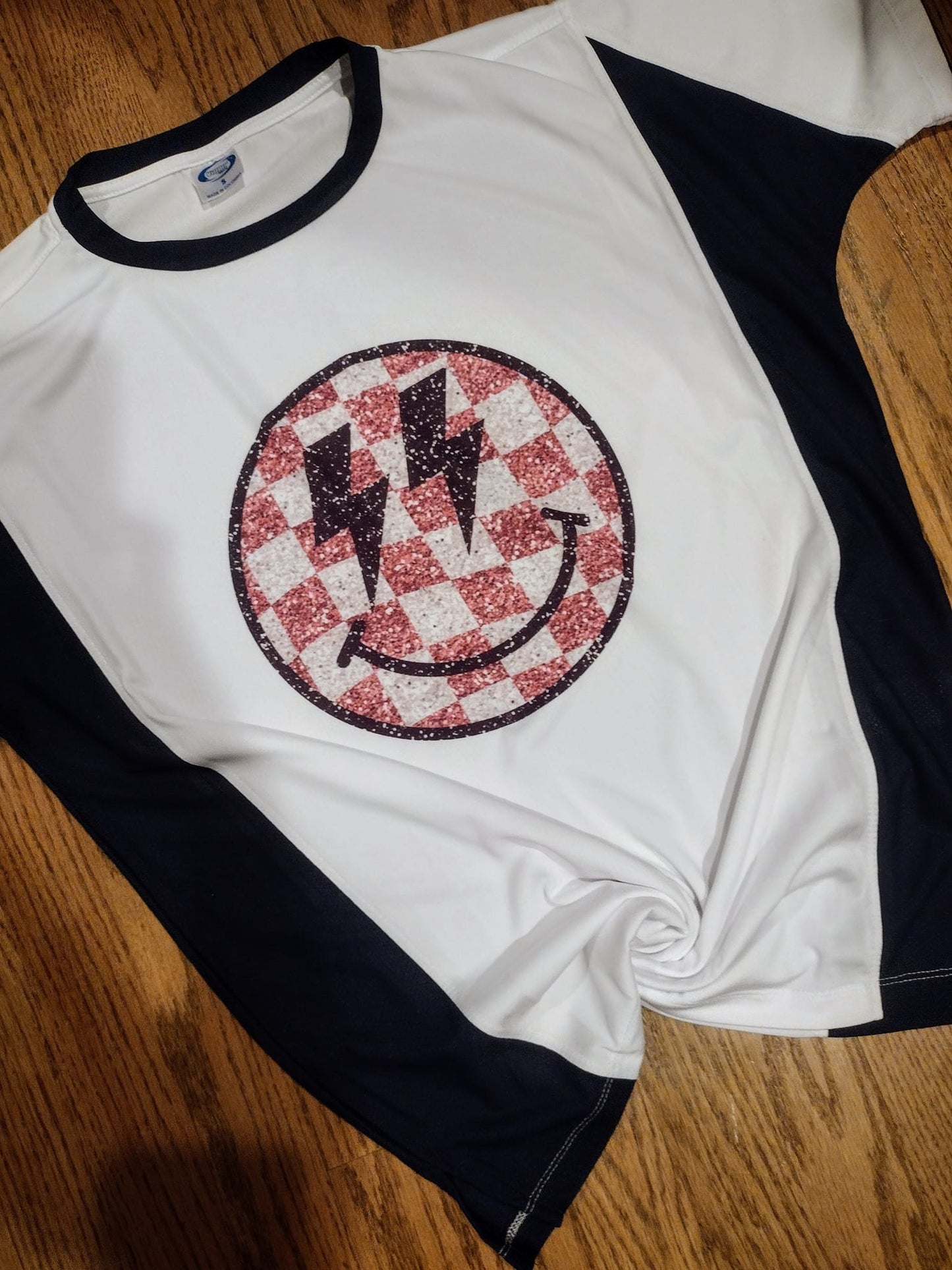 Checkered Smiley Face Shirt