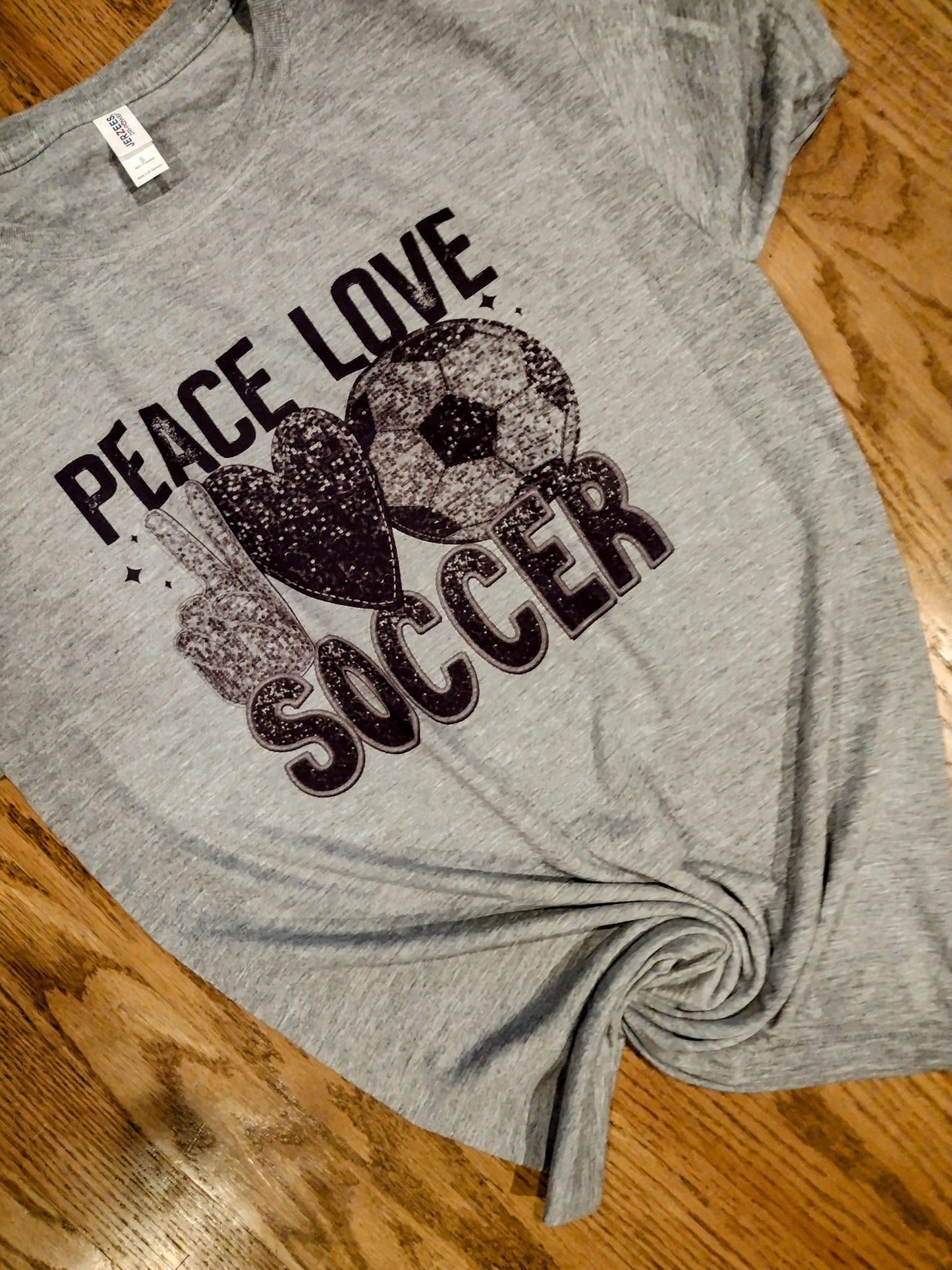 Peace love soccer shirt
