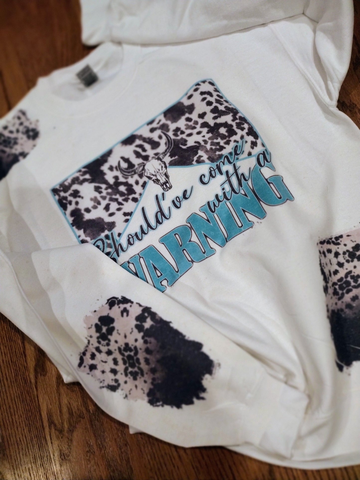 Warning sweatshirt