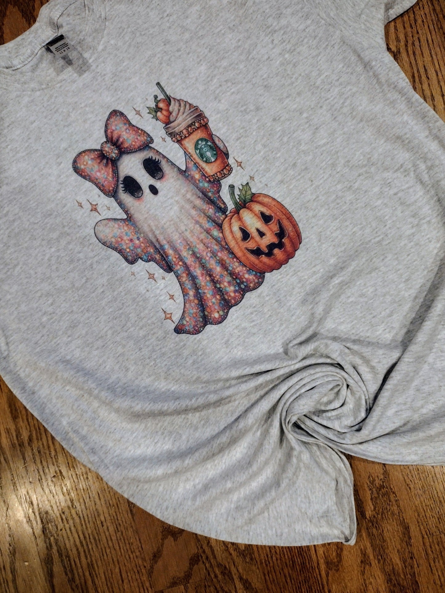 Ghost and coffee tee