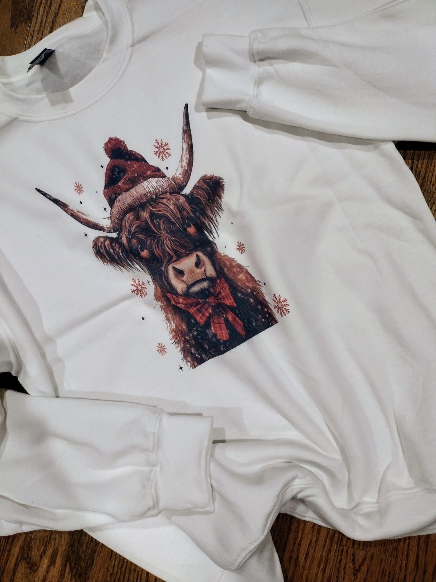 Christmas Cow sweatshirt