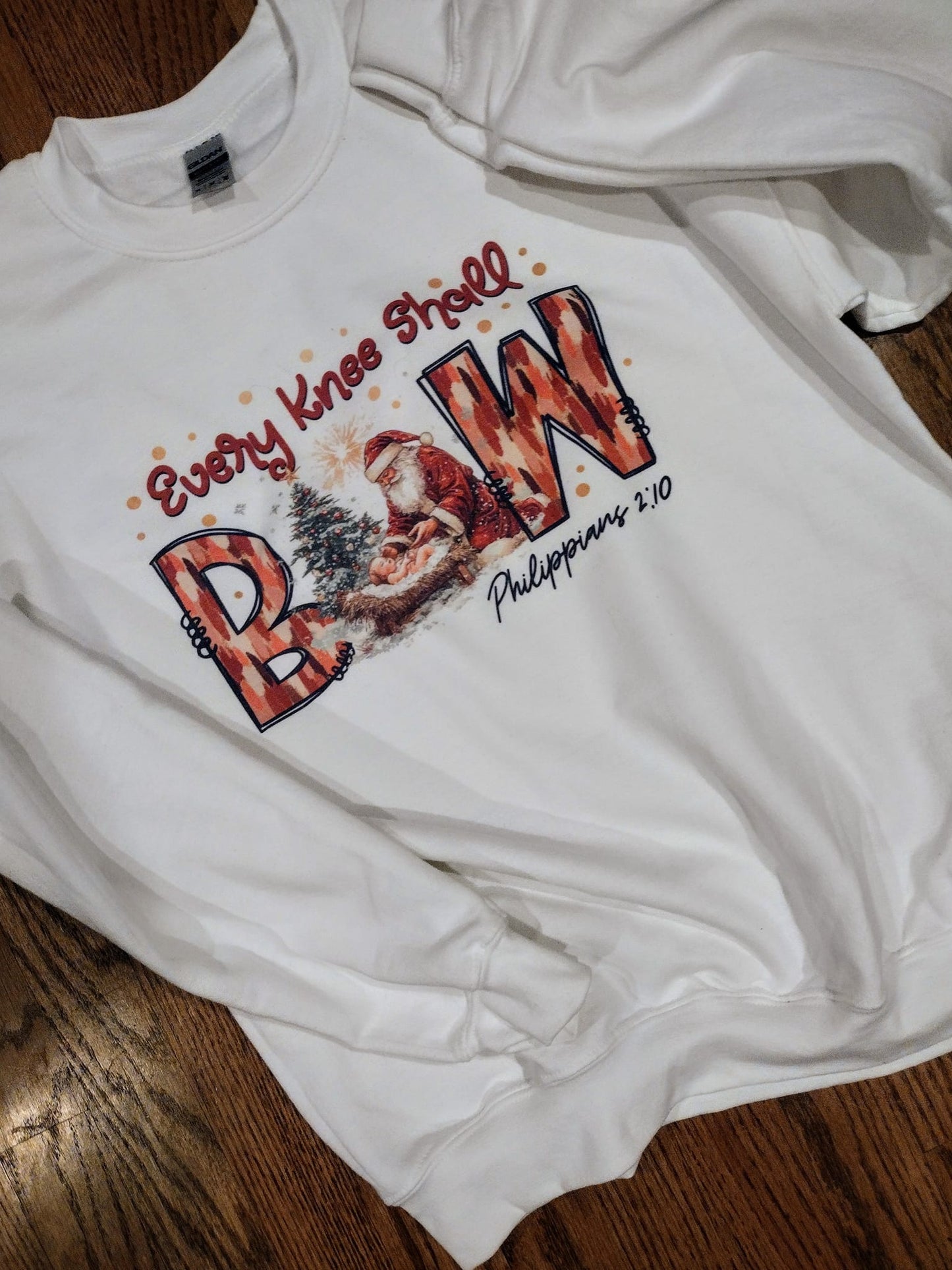 Every Knee Shall bow sweatshirt