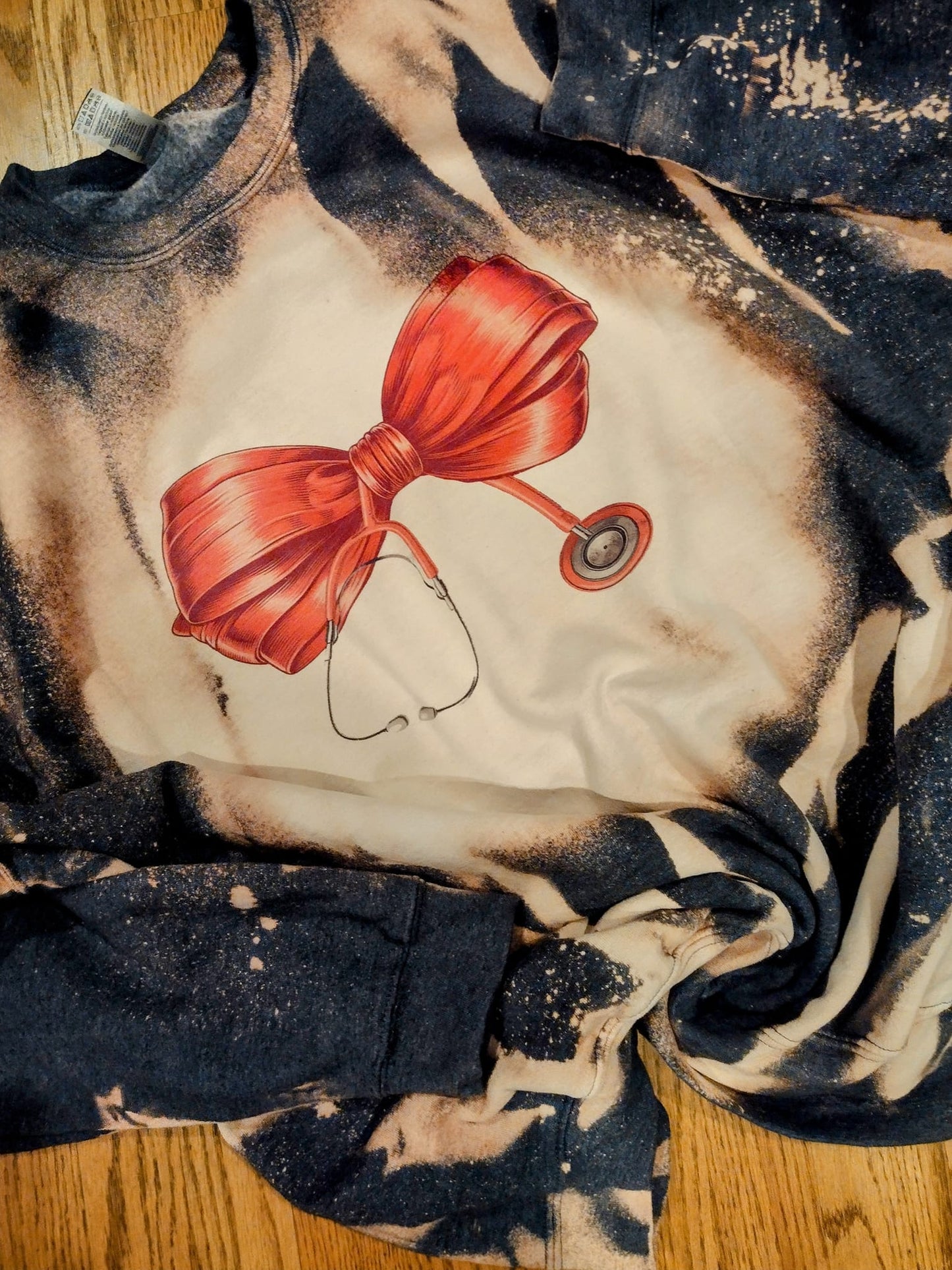 Nurse bow sweatshirt