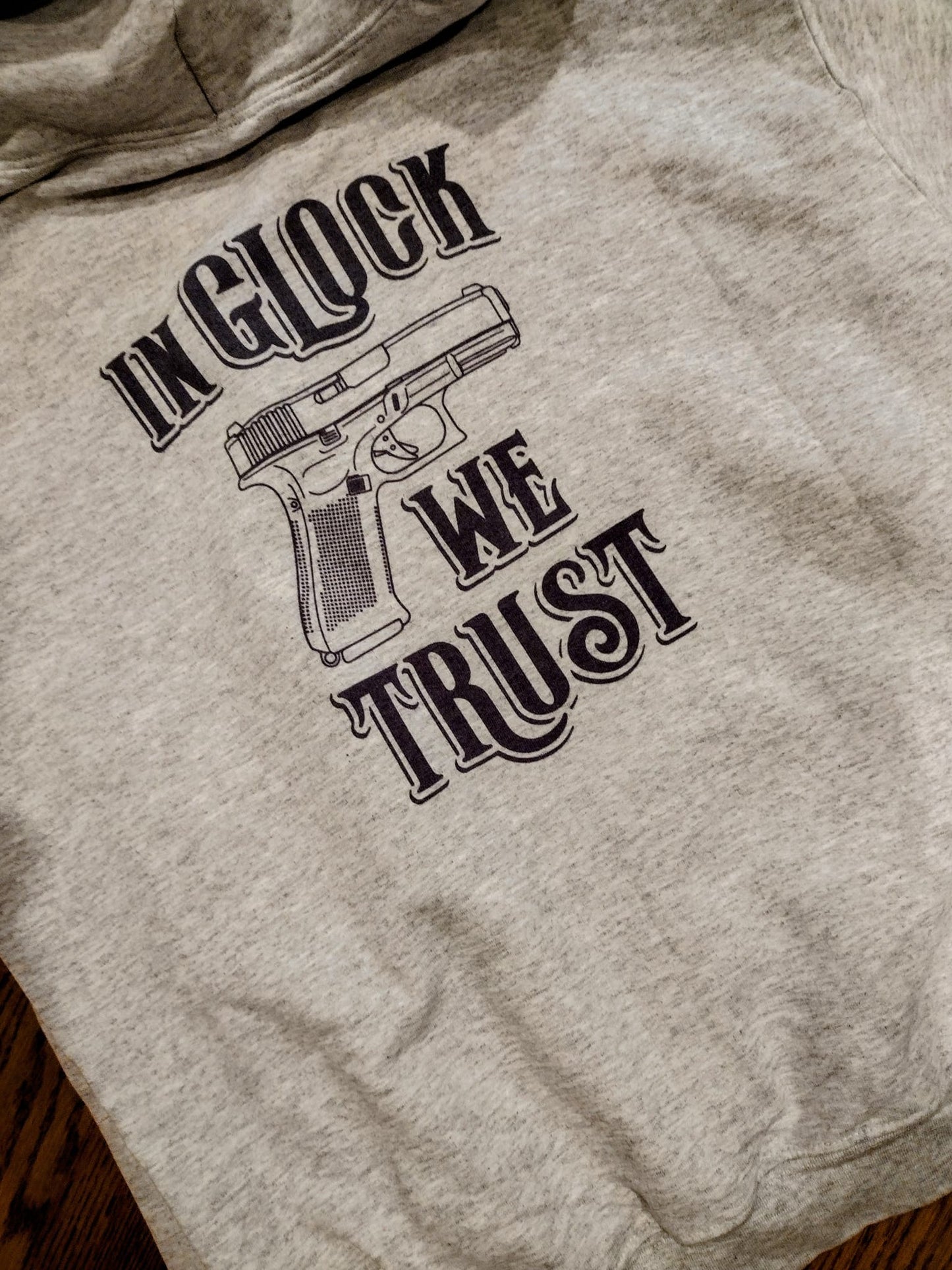 In god we trust hoodie