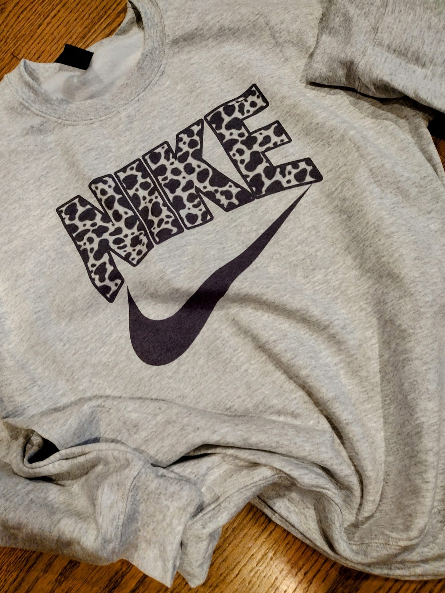 Cowhide sweatshirt