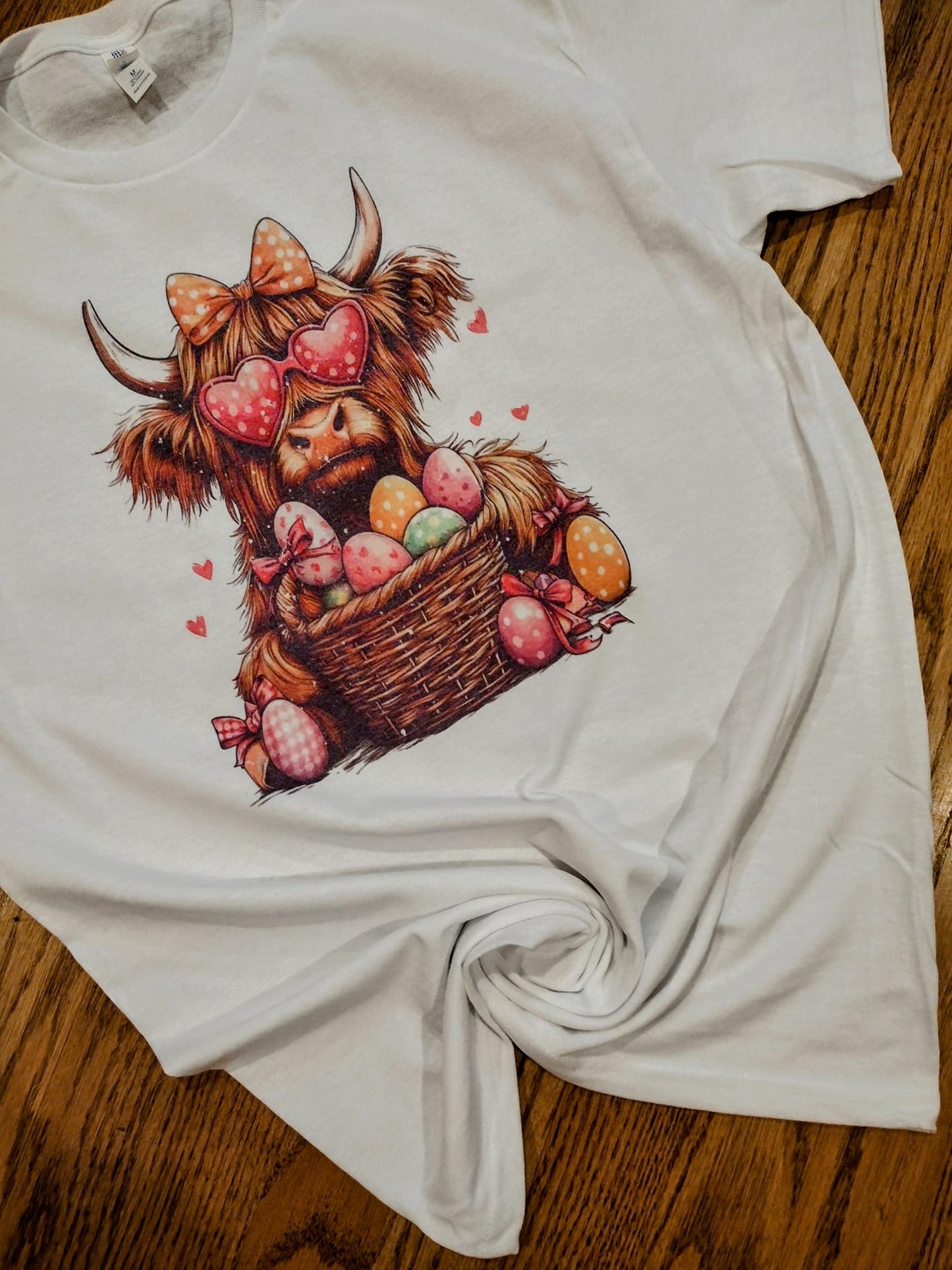 Easter cow shirt
