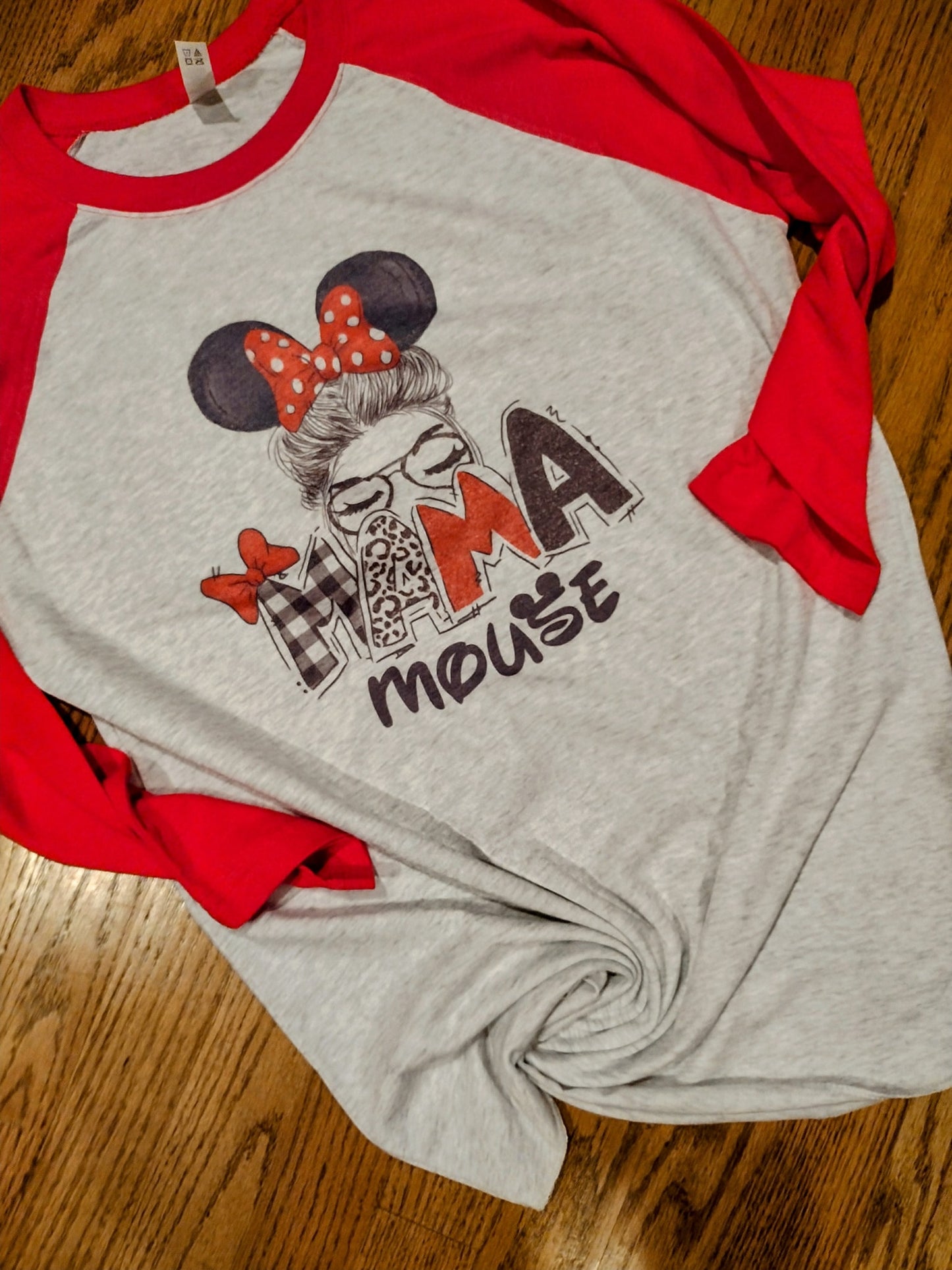 Mama mouse raglan