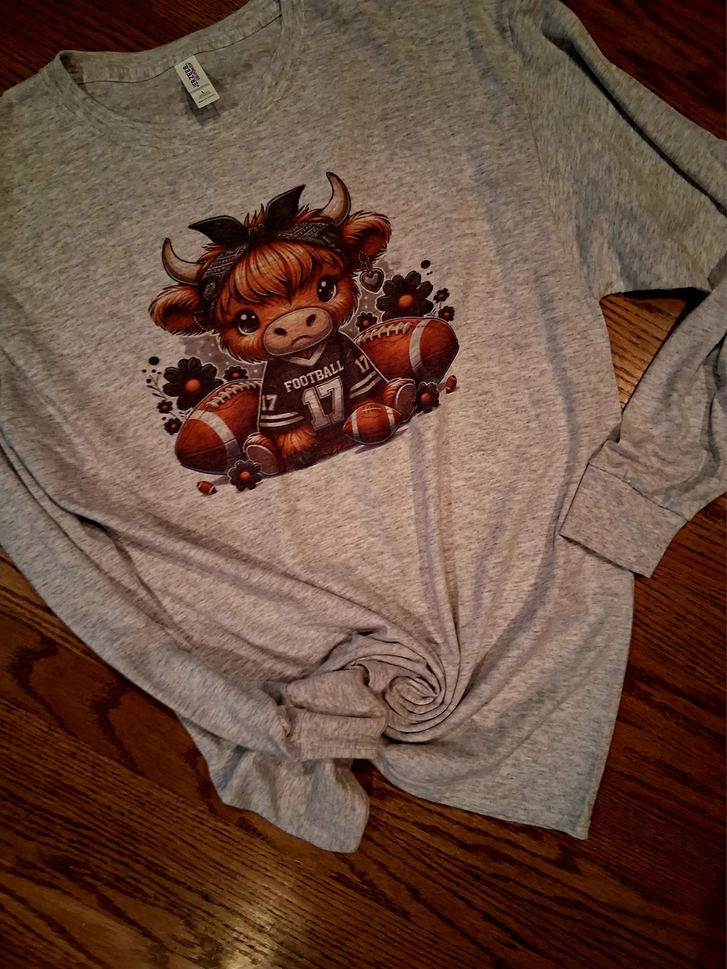 Football cow long sleeve