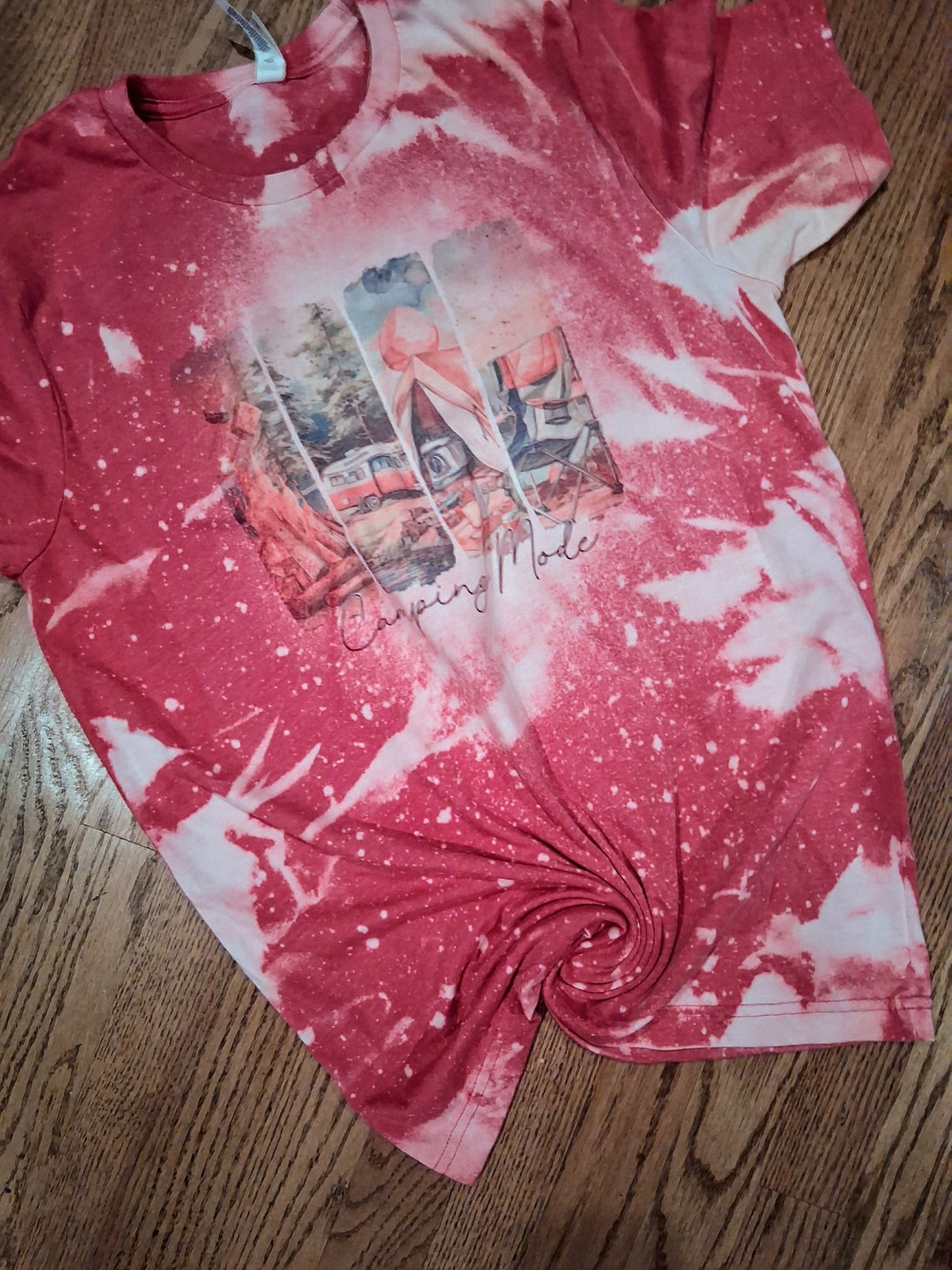 Camping Mode bleach tee