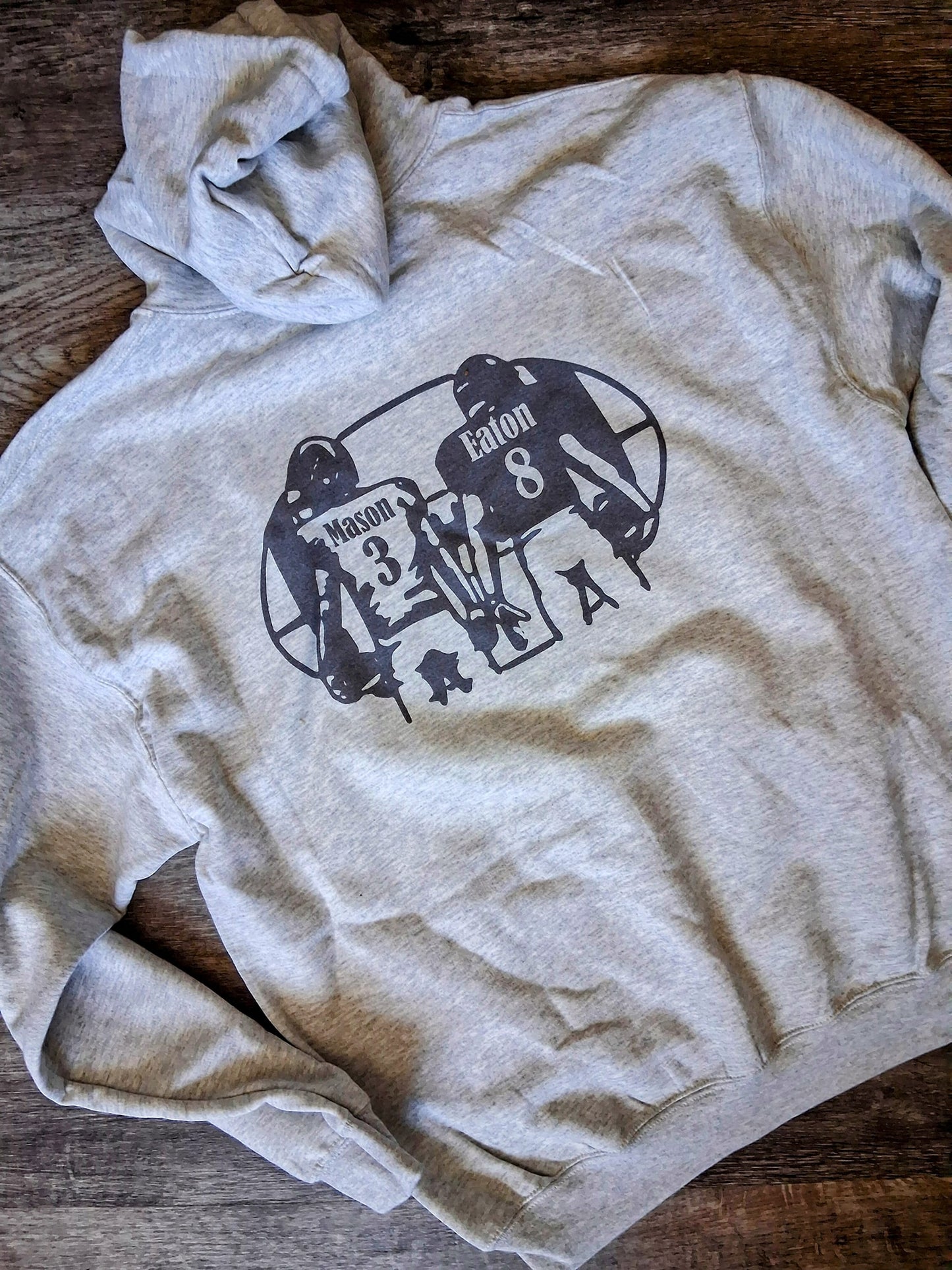 Custom football mama hoodie