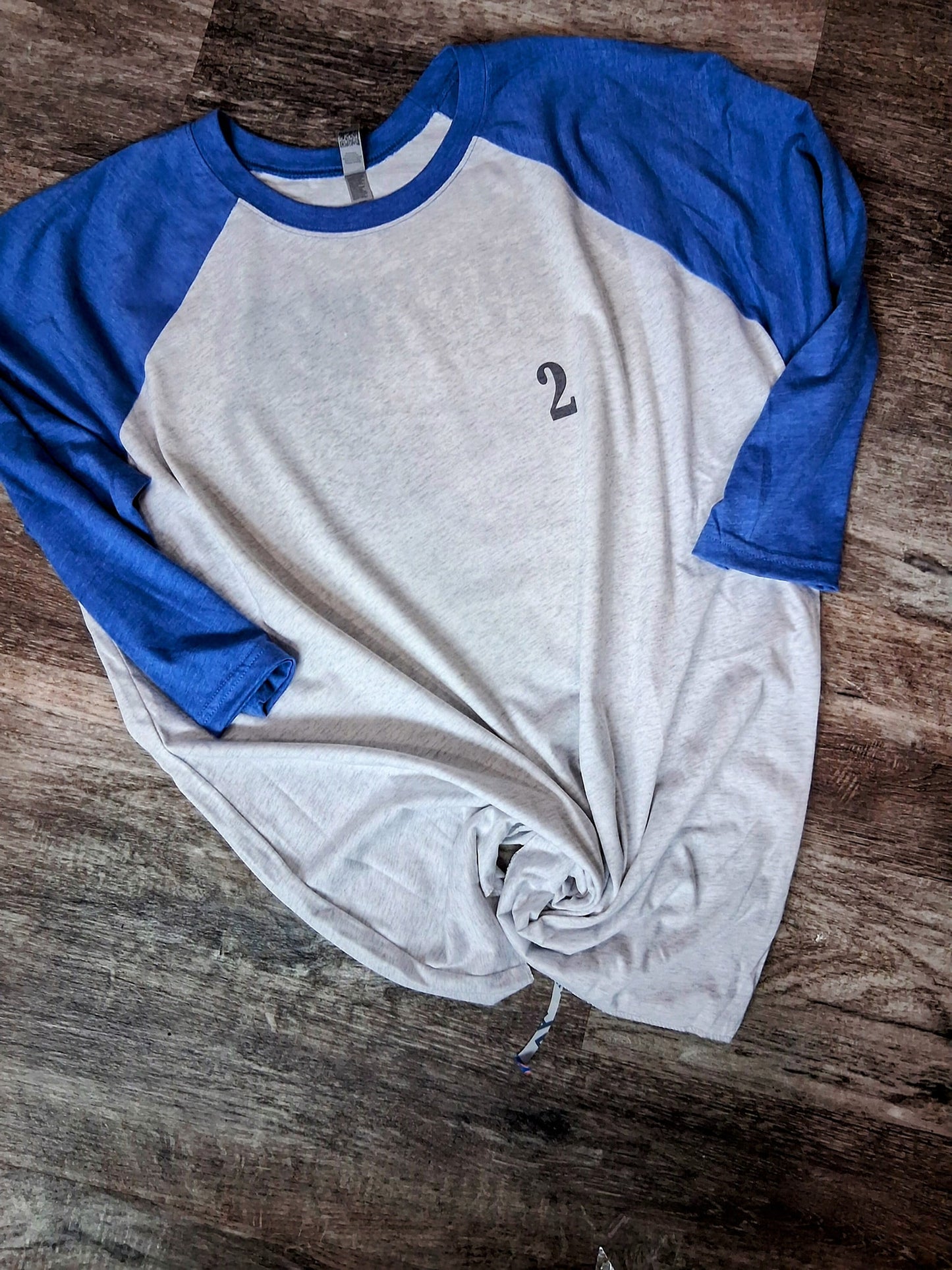 Custom baseball raglan
