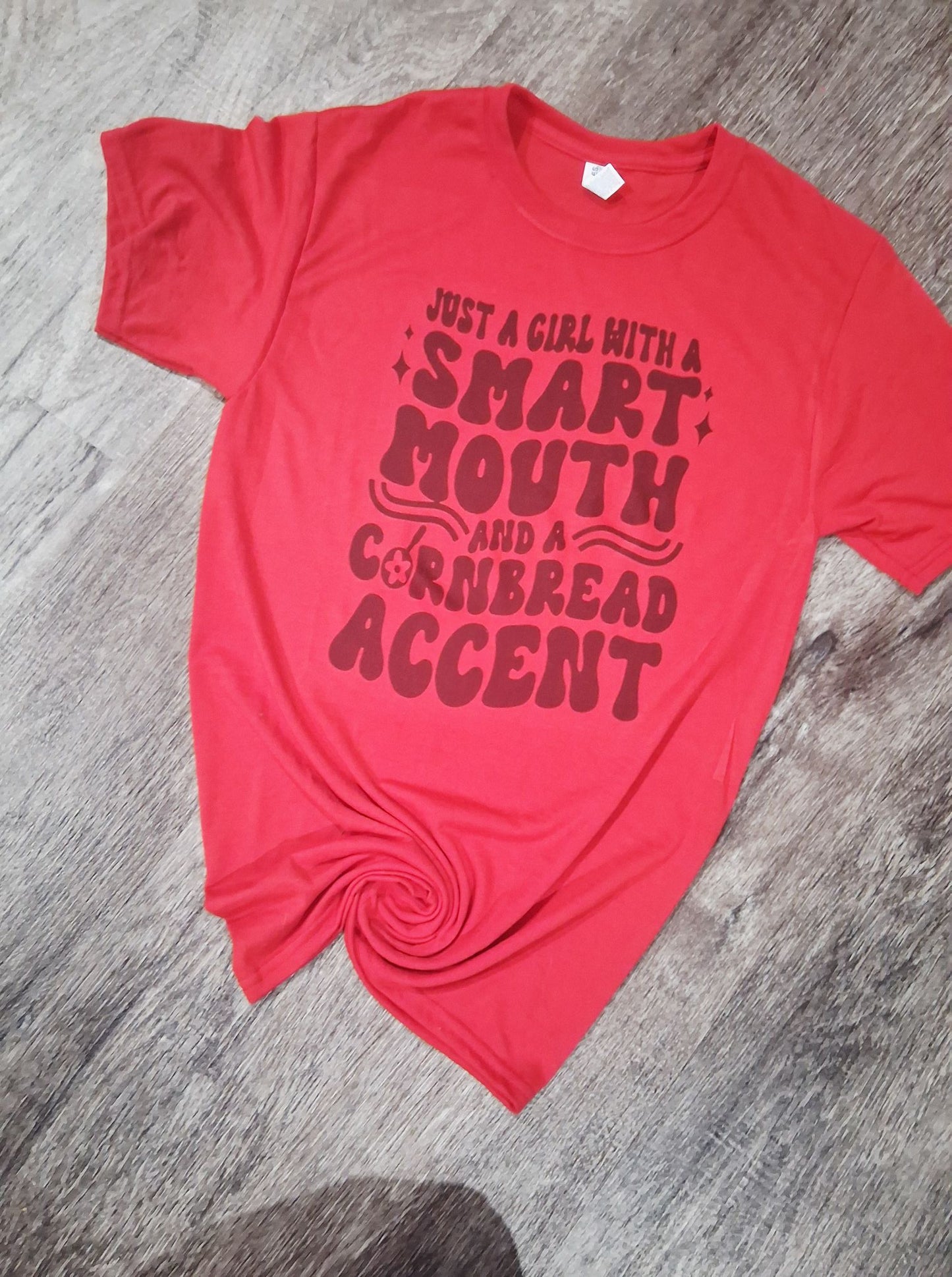 Smart mouth corn bread shirt