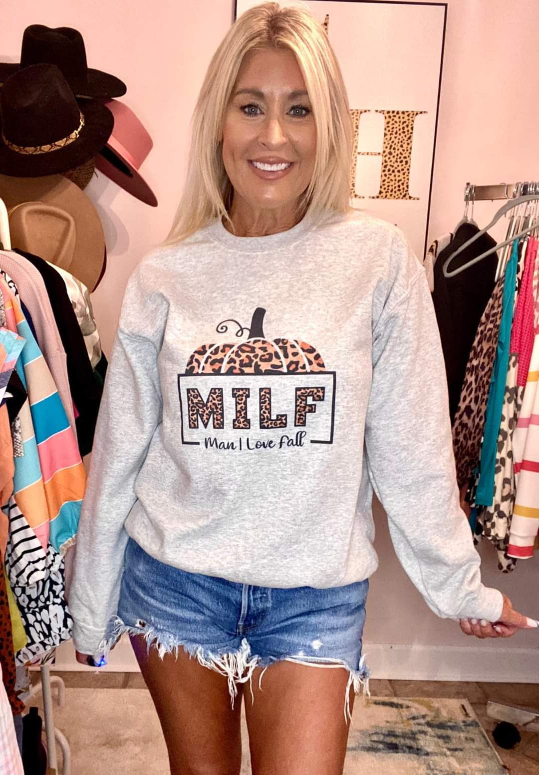 Milf Man I love fall Sweatshirt