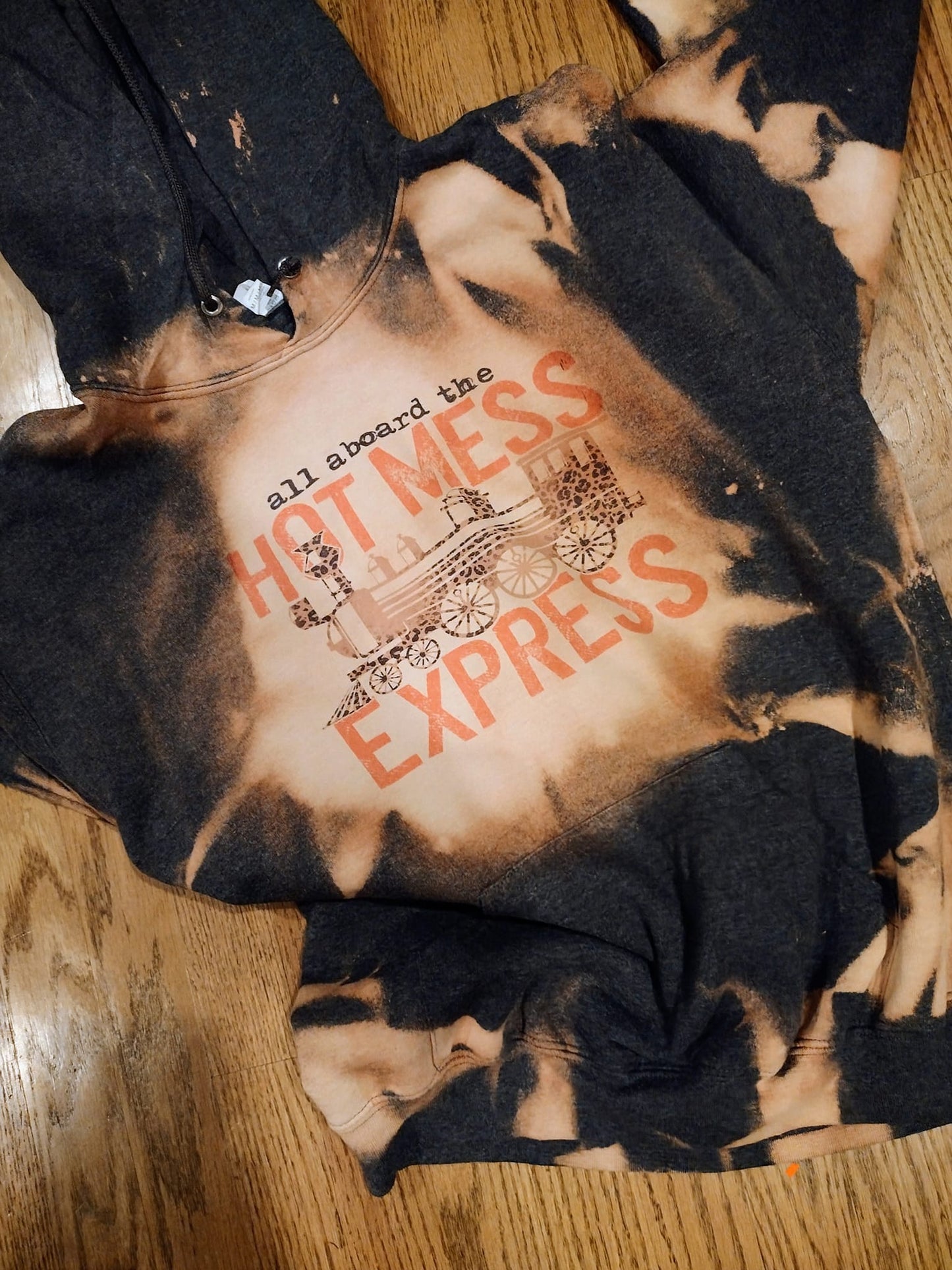 Hot mess express Bleached Hoodies
