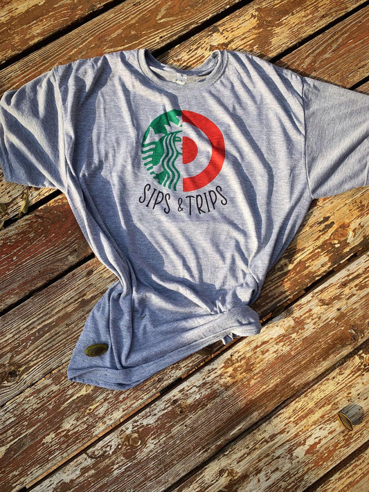 Sips and Trips Tee