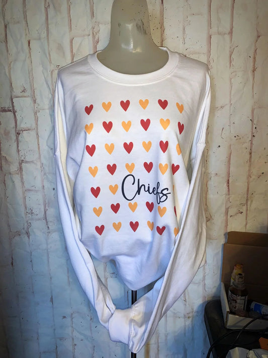 Chiefs Hearts Sweatshirt