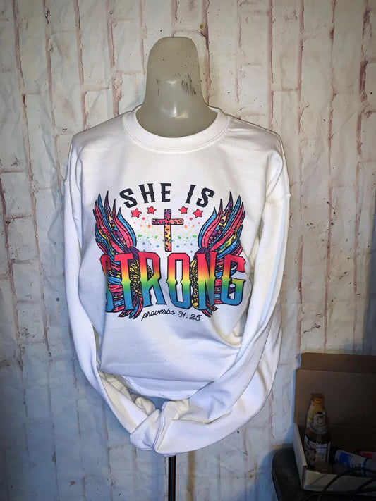 She is strong Sweatshirt