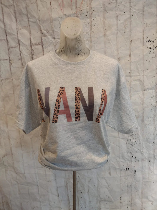 Leopard nana Tee