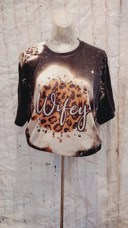 Wifey Bleached Tees