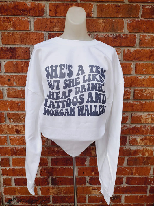 Shes a ten Sweatshirt