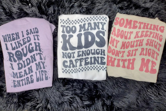 Something about keeping my mouth shut  Tee