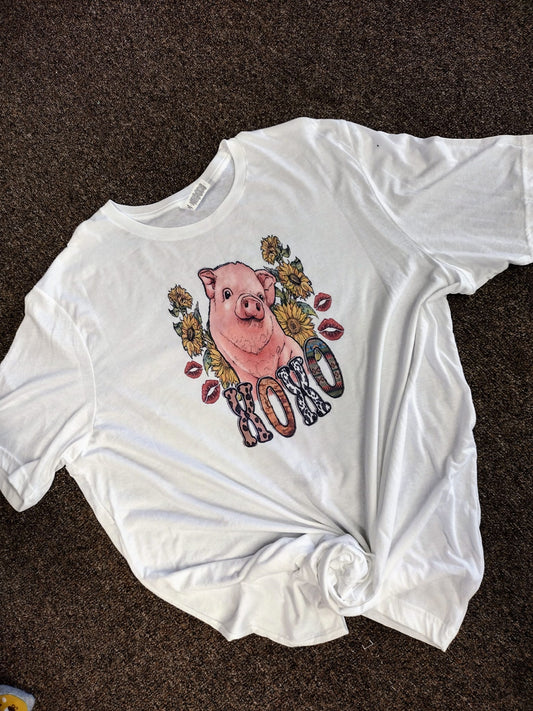 XOXO Pig Tee