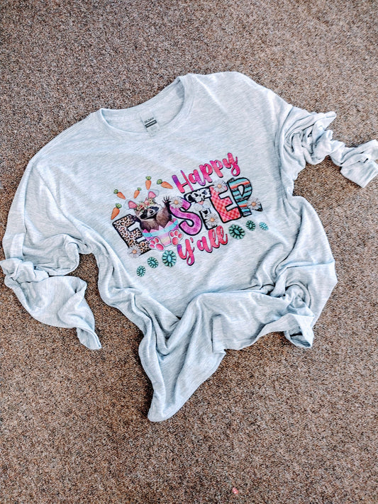 Happy Easter Yall  Long Sleeve