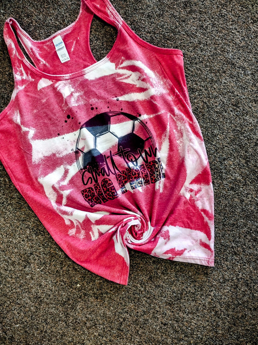 Small town big pride Bleached Tees