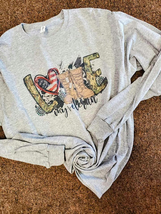 Love My Veteran Long sleeve