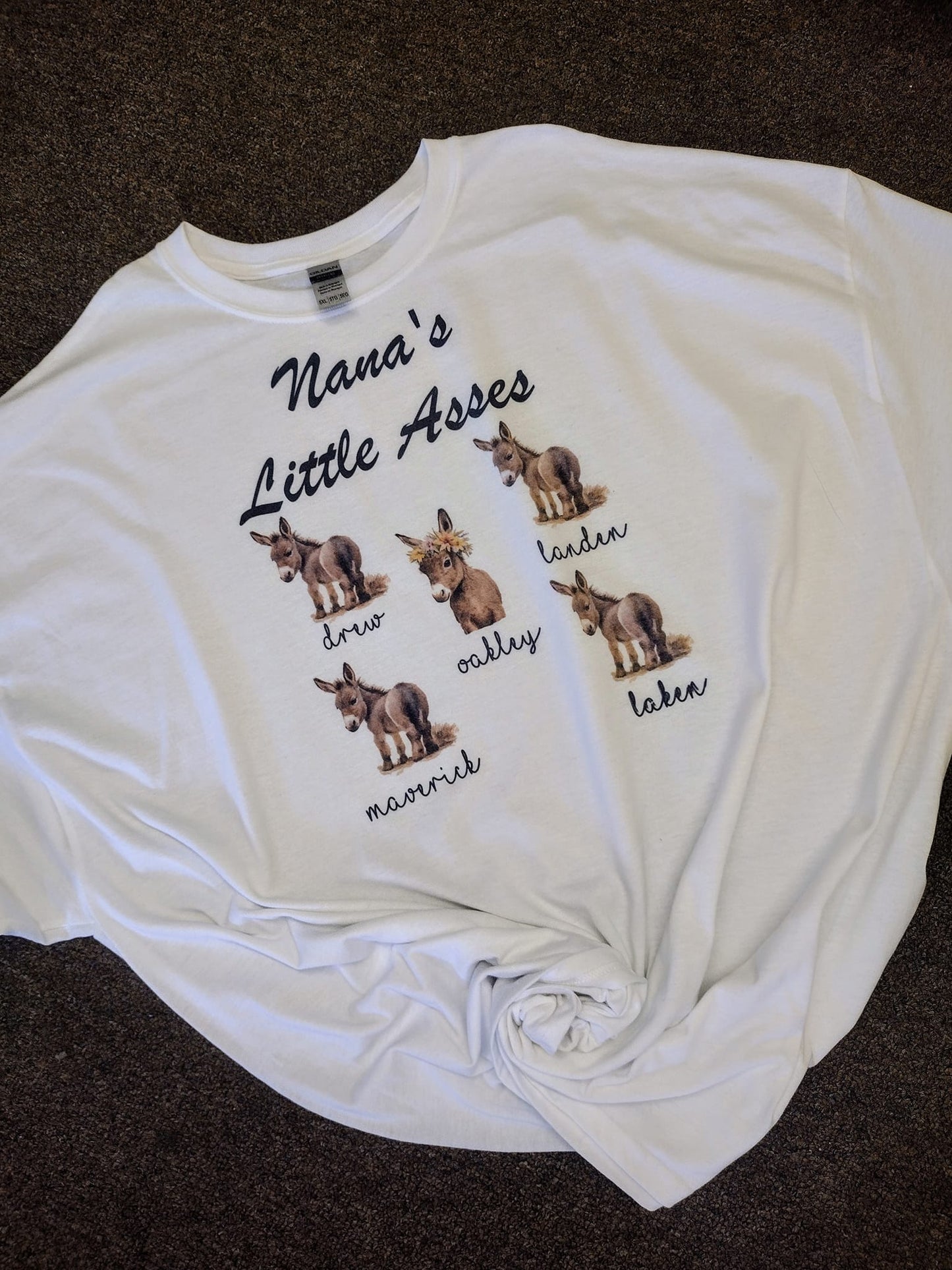 Custom Nana little asses tee
