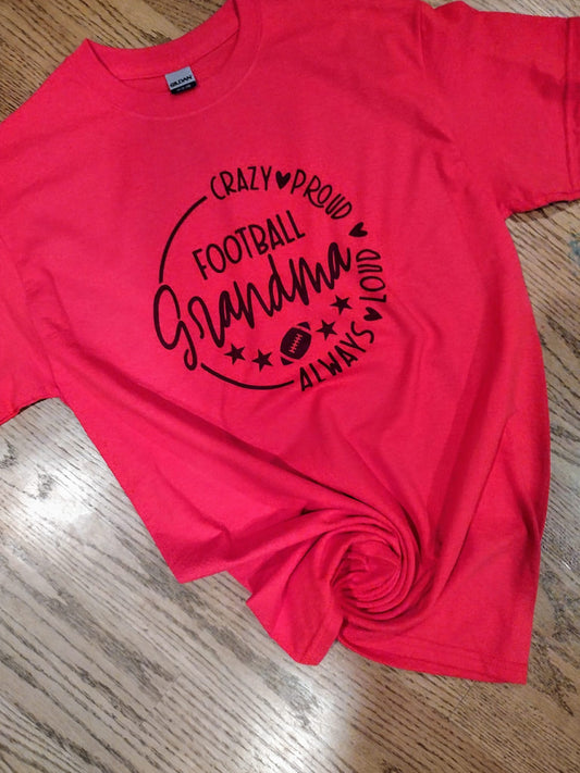 Football grandma shirt