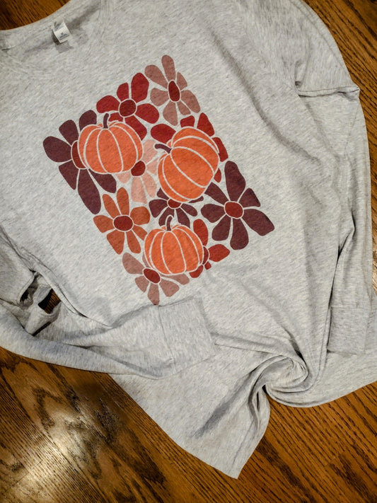 Pumpkin flower long sleeve
