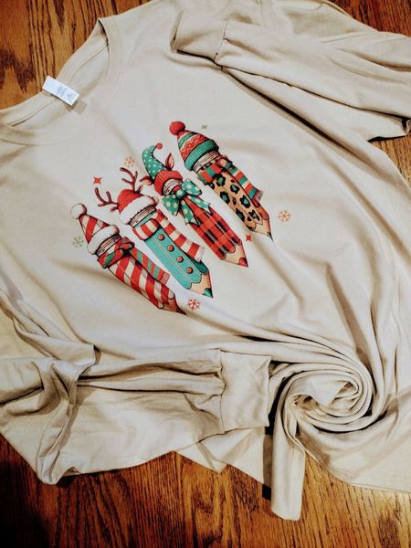 Christmas pencil Long sleeve