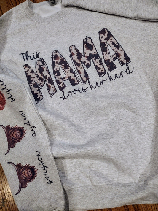 This mama loves her herd sweatshirt