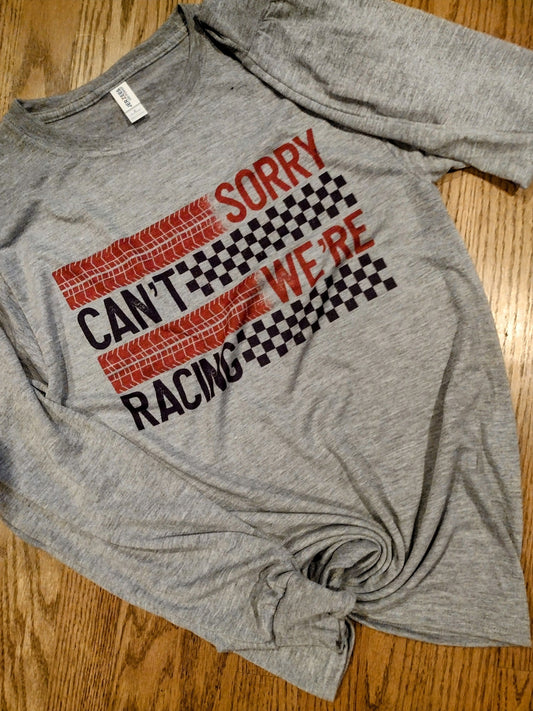 Sorry cant we're racing long sleeve