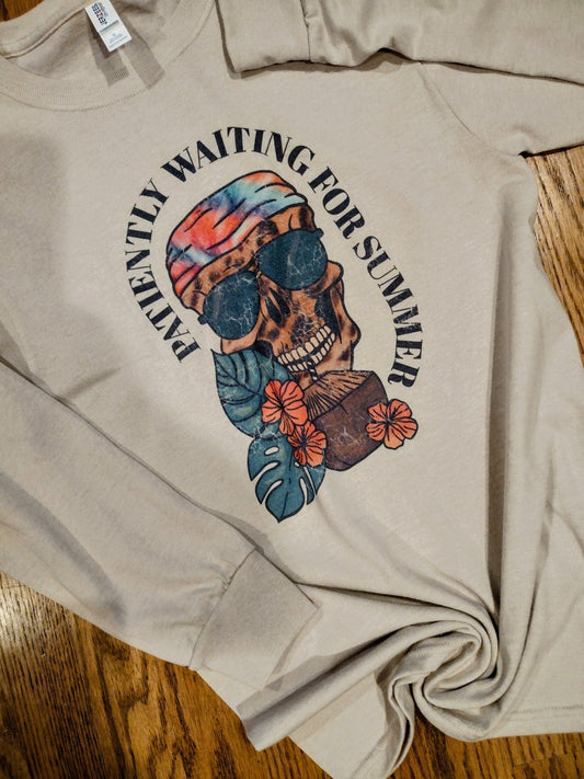 Waiting for summer long sleeve