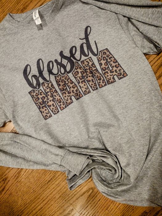 Blessed mama long sleeve