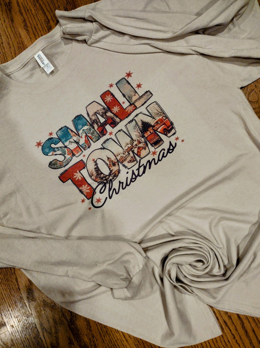 Small town Christmas long sleeve