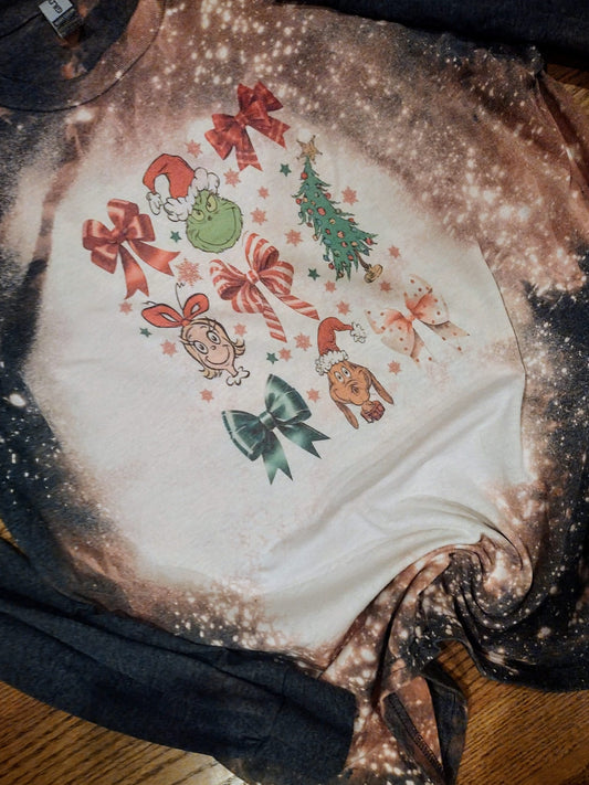 Christmas bleached sweatshirt