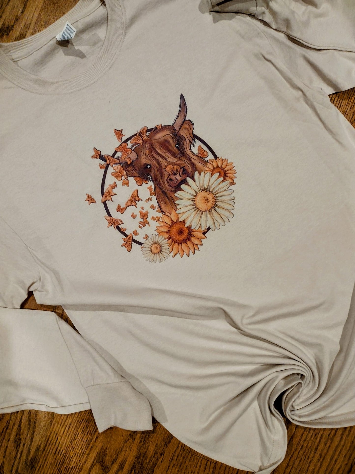 Sunflower cow long sleeve