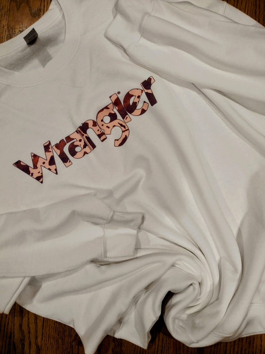 Cowhide sweatshirt