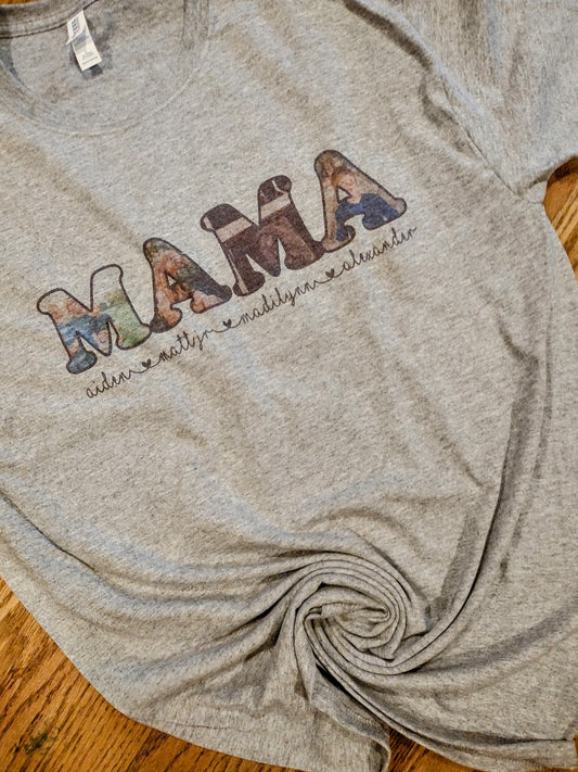 Custom mama tee